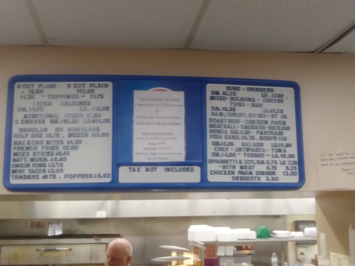 Menu Fritz's Pizza & Subs-3